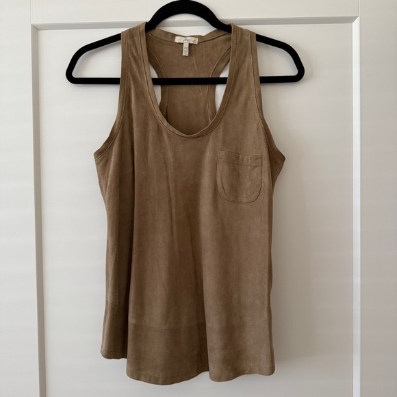 Joie Tops - Vintage Joie Suede Tank Top